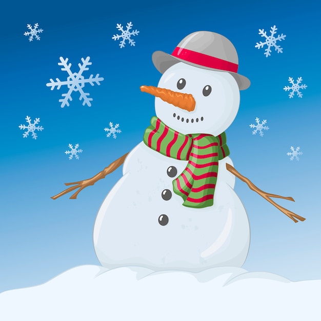 Premium Vector | Snowman