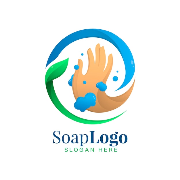 Free Vector | Soap Logo Template