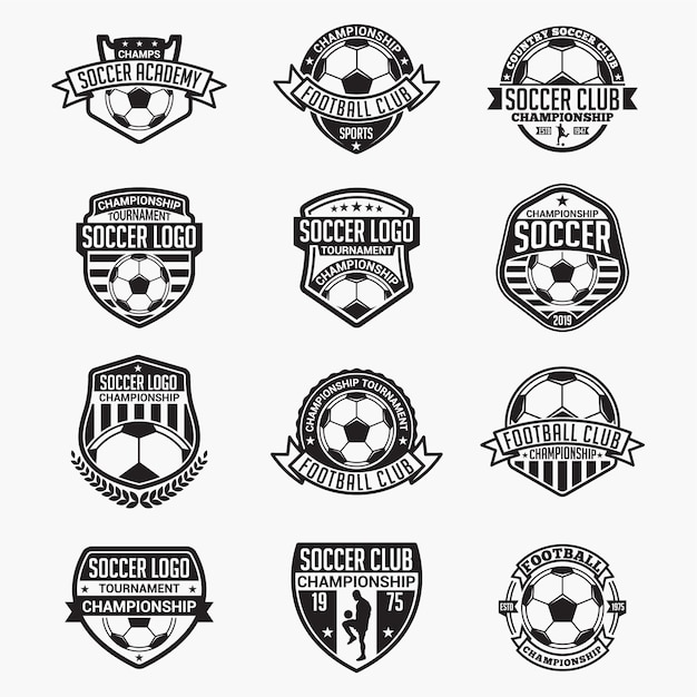 Premium Vector | Soccer Badges & Logos