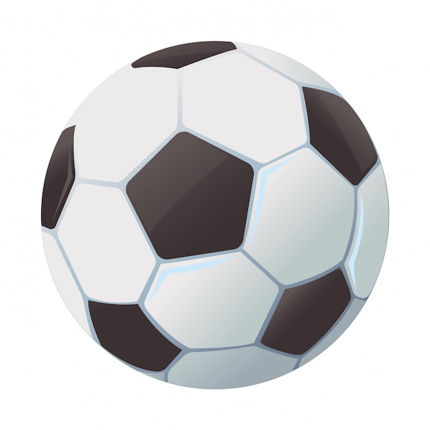 サッカーボールのアイコン プレミアムベクター