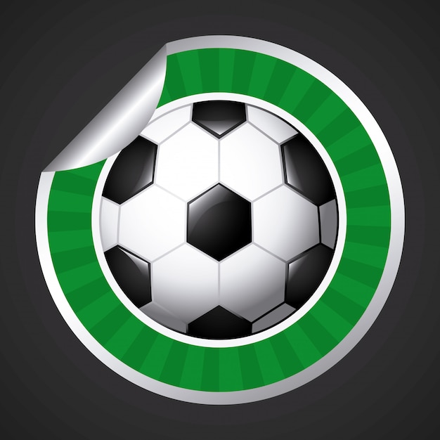 Free Vector Soccer Ball Label