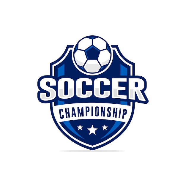 Premium Vector | Soccer championship logo