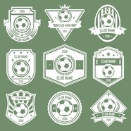 Premium Vector Soccer Club Emblems Premium Vector Soccer Club Emblems