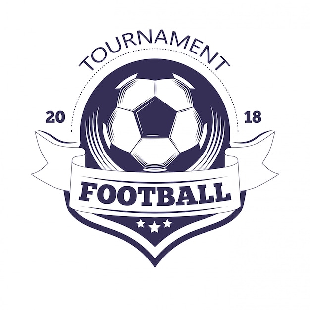 Premium Vector Soccer club or football team league logo template.