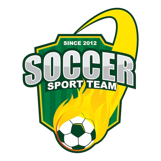 Download Free Soccer Fire Ball Team Logo Design Premium Vector Use our free logo maker to create a logo and build your brand. Put your logo on business cards, promotional products, or your website for brand visibility.