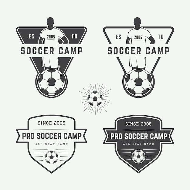 Premium Vector | Soccer or football logo