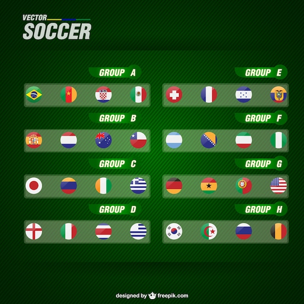 Soccer groups Free Vector Soccer groups Free Vector