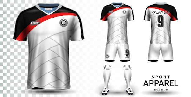 Download Soccer jersey and football kit presentation mockup ...