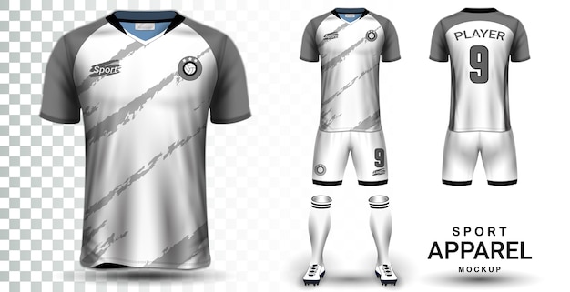 Download Soccer jersey and football kit presentation mockup ...