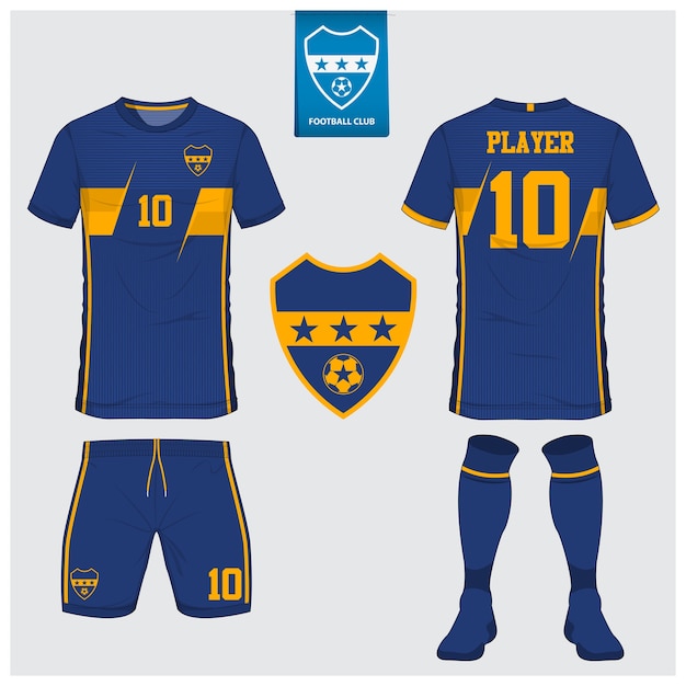  Soccer  jersey  or football  kit template  design  Premium Vector