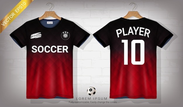 Download Soccer jersey and t-shirt sport mockup template | Premium ...