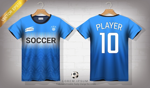 Download Premium Vector Soccer Jersey And T Shirt Sport Mockup Template