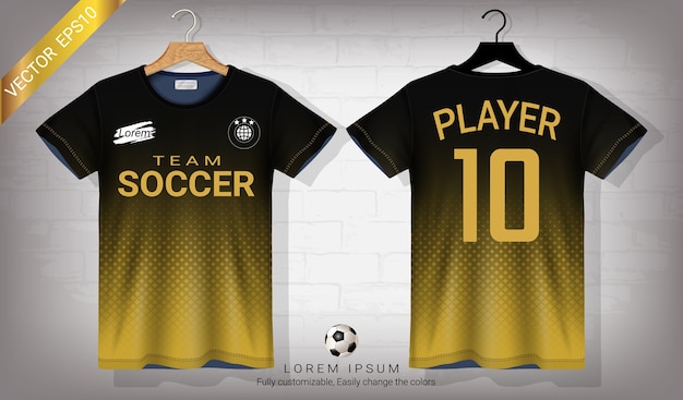 Download Soccer jersey and t-shirt sport mockup template | Premium ...