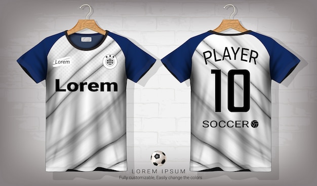 Download Soccer jersey and t-shirt sport mockup template. | Premium ...