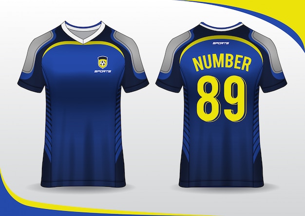 Download Premium Vector | Soccer jersey t-shirt sport template