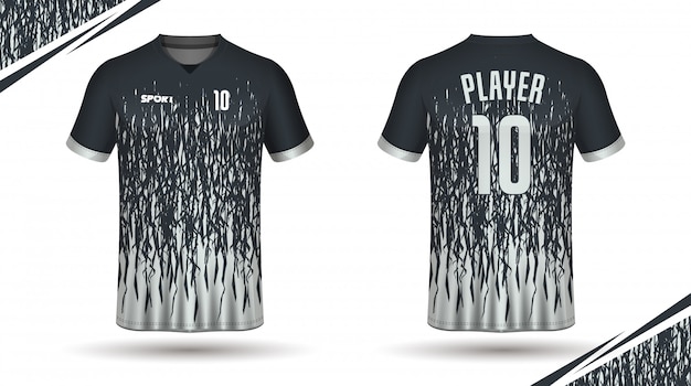 Download Soccer jersey template sport t shirt design Vector | Premium Download