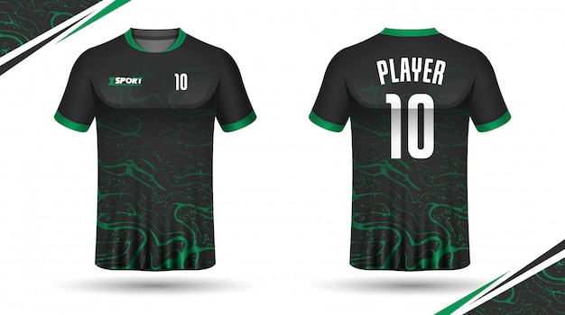 Download Premium Vector | Soccer jersey template sport t shirt design