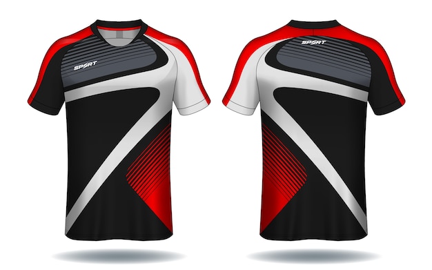  Soccer  jersey  template  sport t shirt design  Vector 