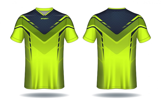 Download Soccer jersey template.sport t-shirt design. Vector ...