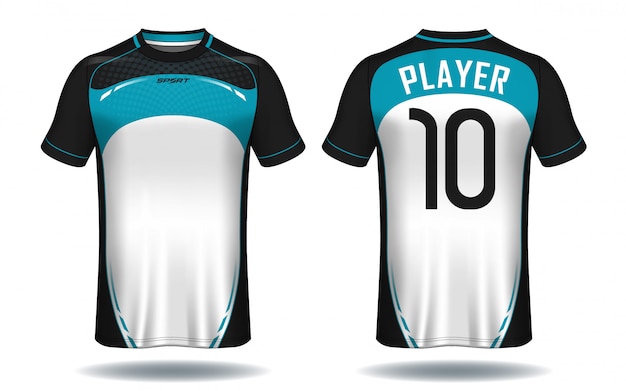 Premium Vector | Soccer jersey template.sport t-shirt design.