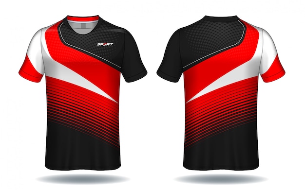 Download Soccer jersey template.sport t-shirt design. | Premium Vector