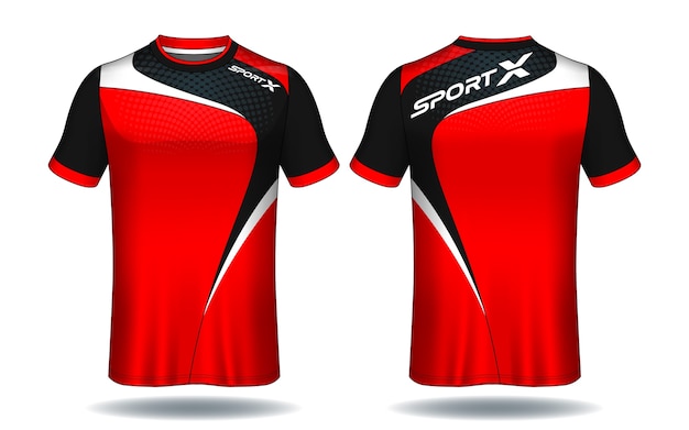 Premium Vector Soccer jersey template sport t shirt design
