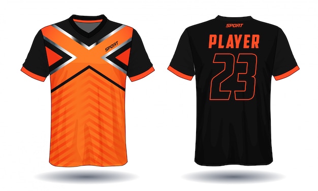 Download Soccer jersey template.sport t-shirt design. Vector ...