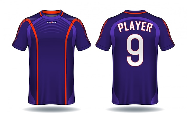  Soccer  jersey  template  sport t shirt design  Premium Vector