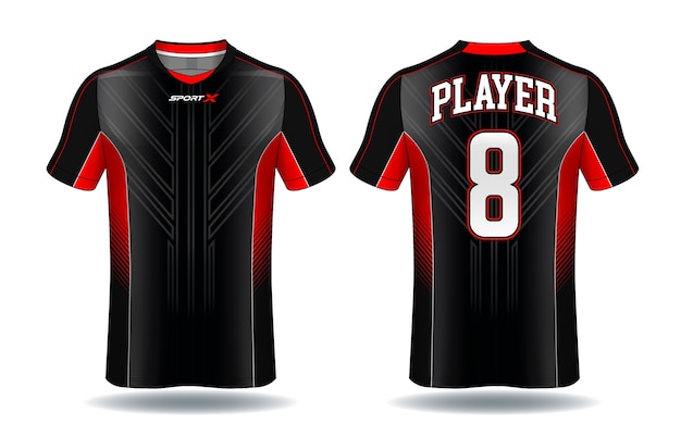 Soccer jersey  template sport t shirt design Premium Vector 