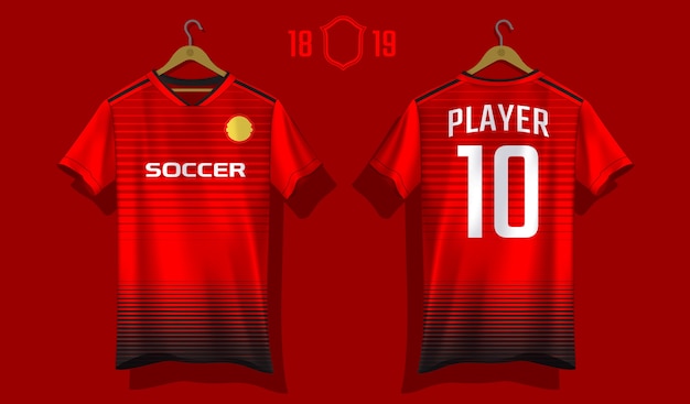 Download Premium Vector Soccer Jersey Template Sport T Shirt Design