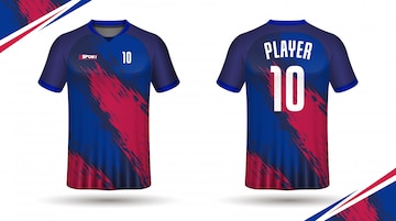 Premium Vector | Soccer jersey template-sport t-shirt