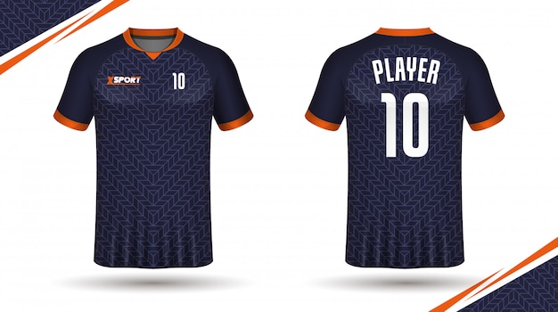 Download Soccer jersey template | Premium Vector