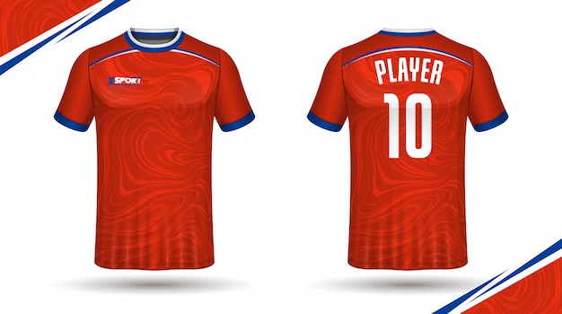 Premium Vector | Soccer jersey template