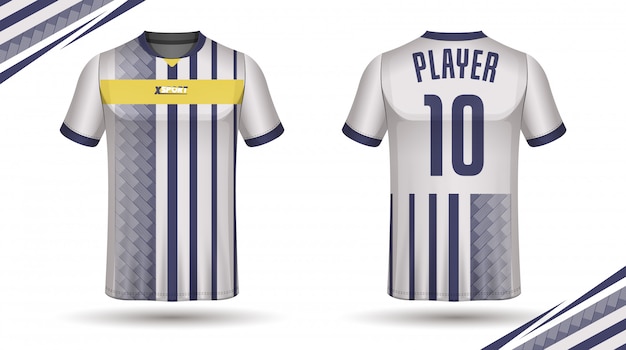 Soccer jersey template | Premium Vector