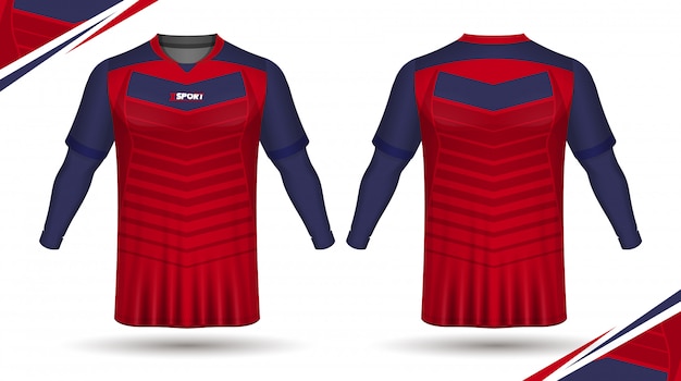 Premium Vector | Soccer jersey template