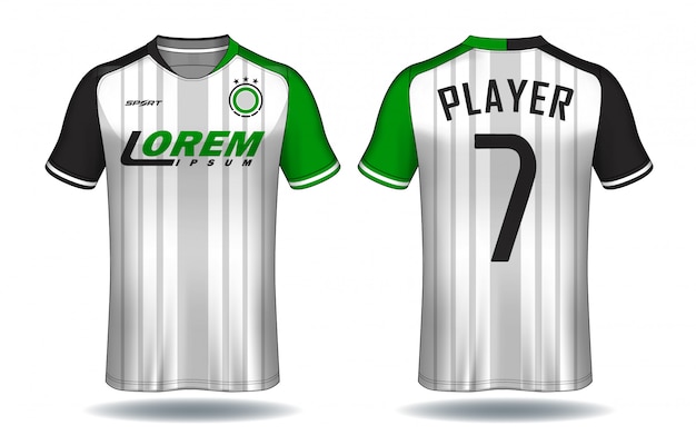 Download Soccer jersey template | Premium Vector