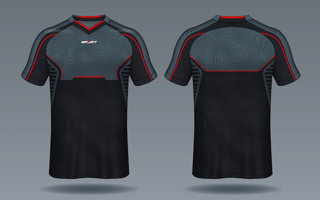 Premium Vector | Soccer jersey template