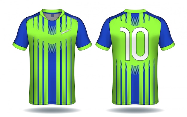 Premium Vector | Soccer jersey template