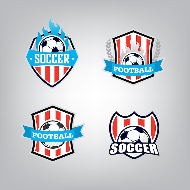 Download Soccer Shield Logo Template PSD - Free PSD Mockup Templates
