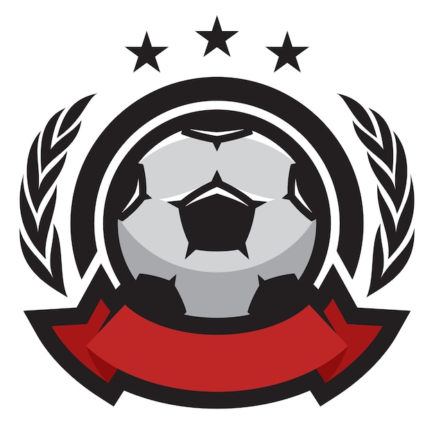 Premium Vector | Soccer vector logo icon illustration