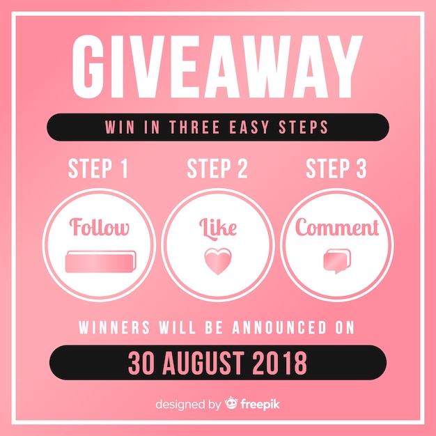 Giveaway Design Vectors, Photos and PSD files | Free Download