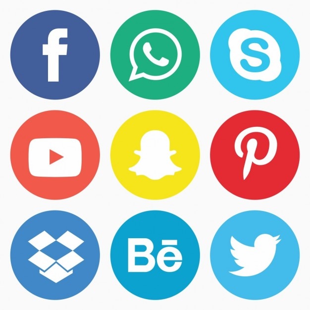 Download Free Vector | Social media icon pack