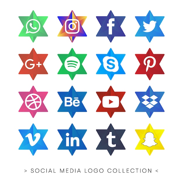 vector social media logos
