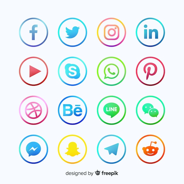 Download Free Social Media Logo Collection Free Vector Use our free logo maker to create a logo and build your brand. Put your logo on business cards, promotional products, or your website for brand visibility.