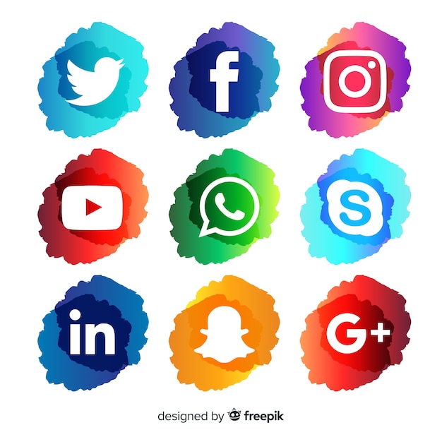 Free Vector | Social Media Logo Collection