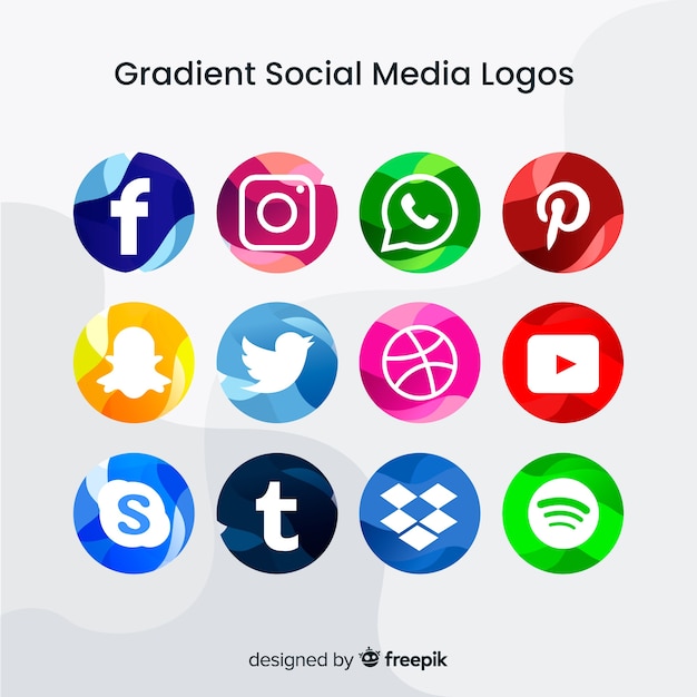 Download Free Download This Free Vector Social Media Logo Collection Use our free logo maker to create a logo and build your brand. Put your logo on business cards, promotional products, or your website for brand visibility.