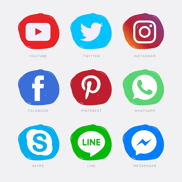 Download Free Social Network Icons Premium Vector Use our free logo maker to create a logo and build your brand. Put your logo on business cards, promotional products, or your website for brand visibility.