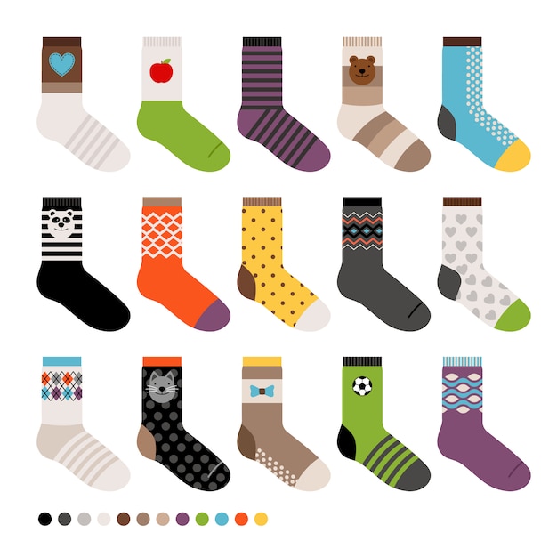 Premium Vector Sock Collection