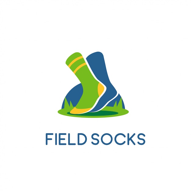 Premium Vector | Socks logo