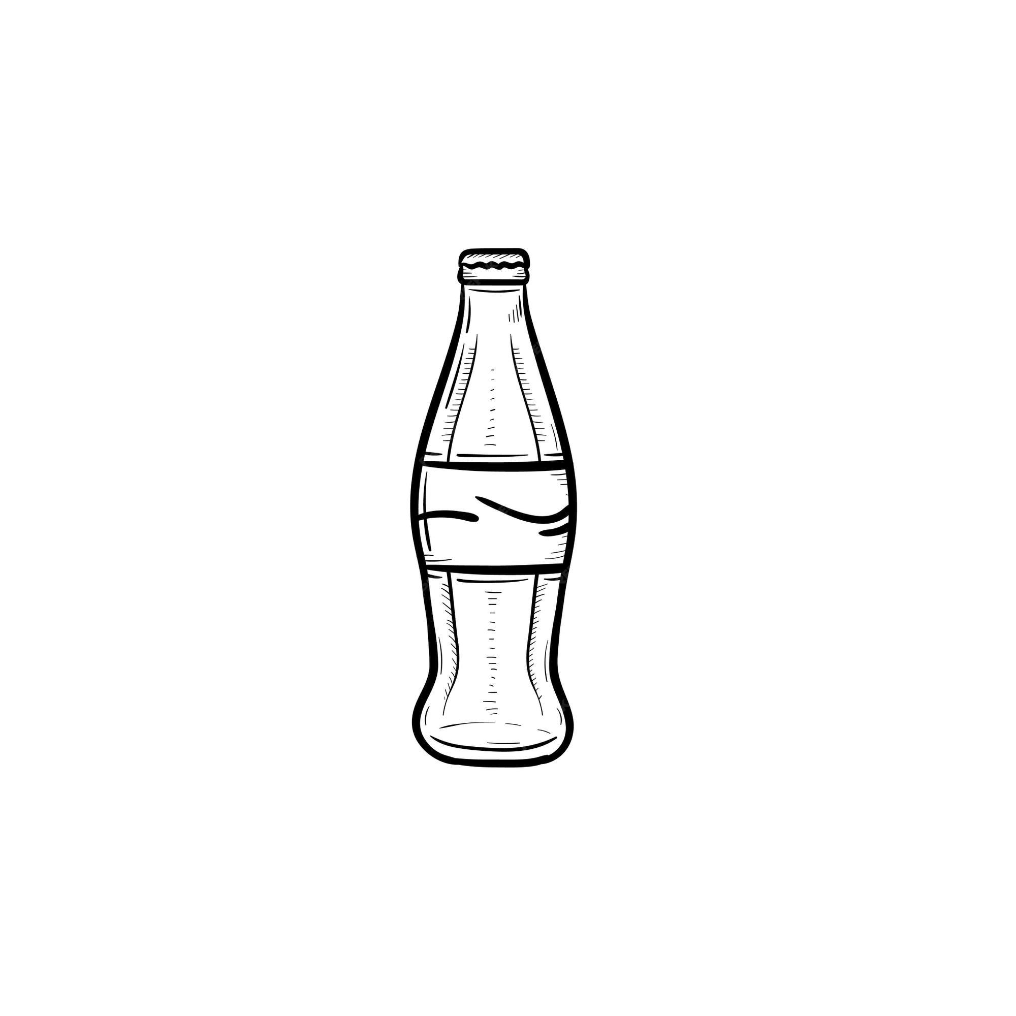 Premium Vector Soft drink hand drawn outline doodle icon. glass